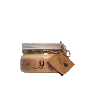 ماسک و اسکراب صورت و بدن زرد آلو لاکچری کوین