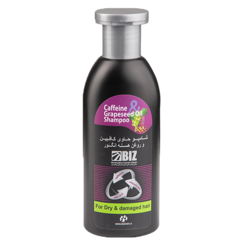 شامپو کافئین و روغن هسته انگور