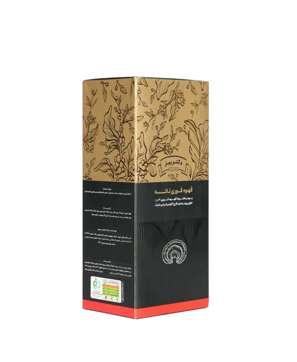 کافه لاته با قارچ گانودرما